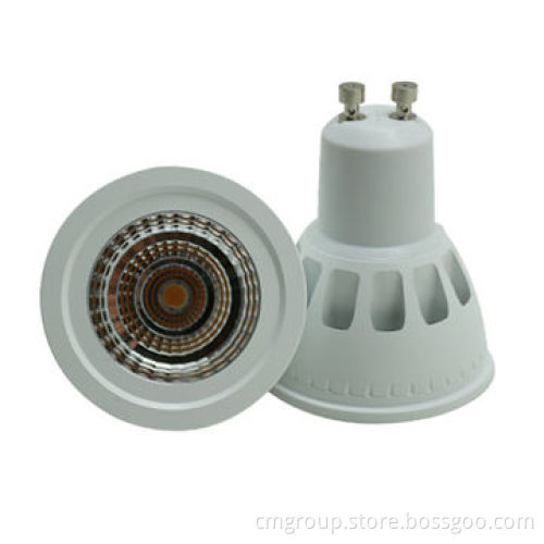 GU10 LED spotlight, 1x5W sharp COB, dimmable, 2700/3000/4200/6000K, >85Ra CRI, CE certified